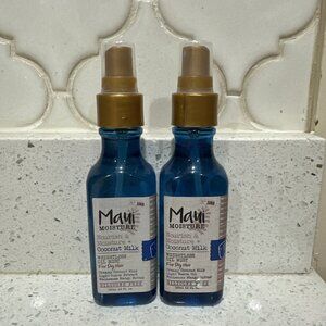 (2) Maui Moisture Coconut Milk Weightless Oil Mist Dry Hair 4.2oz Nourish